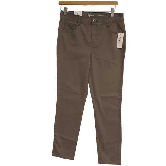 STYLE & CO TUMMY CONTROL HIGH RISE JEANS 6 PET NEW WITH TAG - Picture 2 of 7